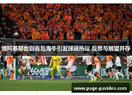 博阿基耶告别青岛海牛引发球迷热议 反思与展望并存