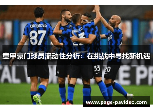 意甲豪门球员流动性分析：在挑战中寻找新机遇